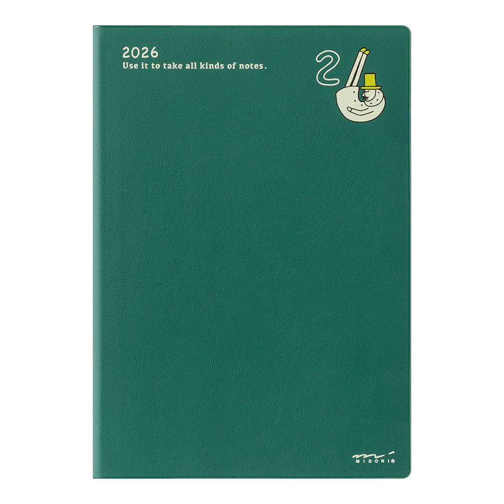 Midori 2026 Pocket Diary B6 Ojisan bei Nauli and Stories