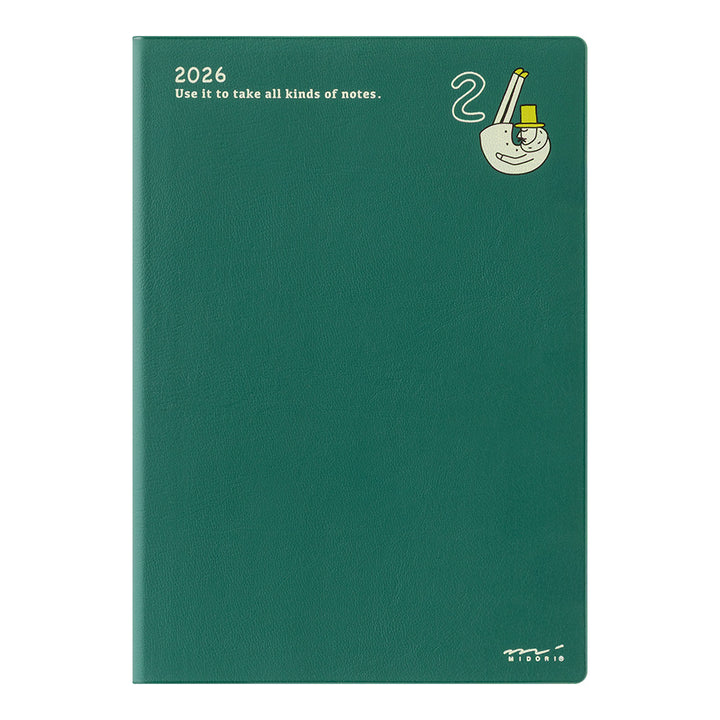 Midori 2026 Pocket Diary B6 Ojisan bei Nauli and Stories