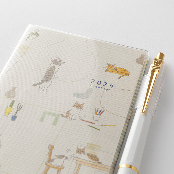Midori 2026 Pocket Diary Mini Cat bei Nauli and Stories