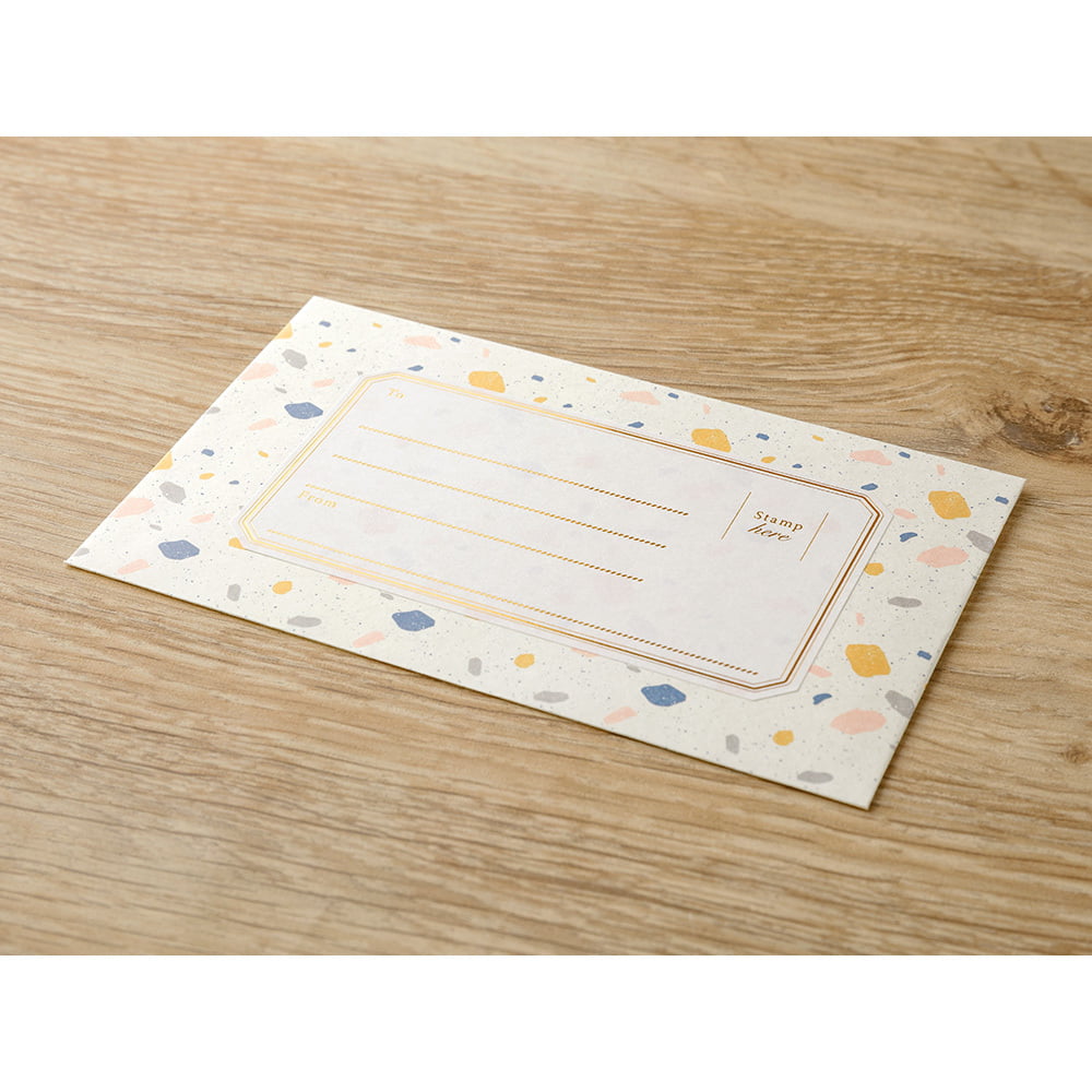 Midori Briefpapier Briefpapier bunt graphisch - 5 Envelopes Type Letter Set Color bei Nauli and Stories
