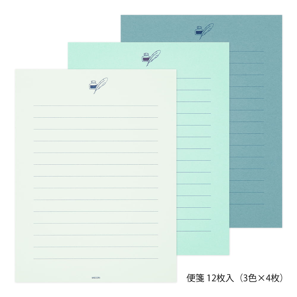 Midori Briefpapier Briefpapier Letterset - Giving a color