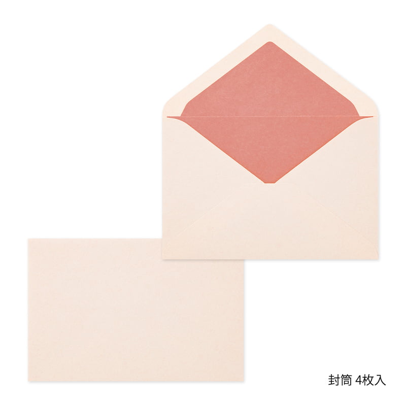 Midori Briefpapier Briefpapier Letterset - Giving a color pink bei Nauli and Stories