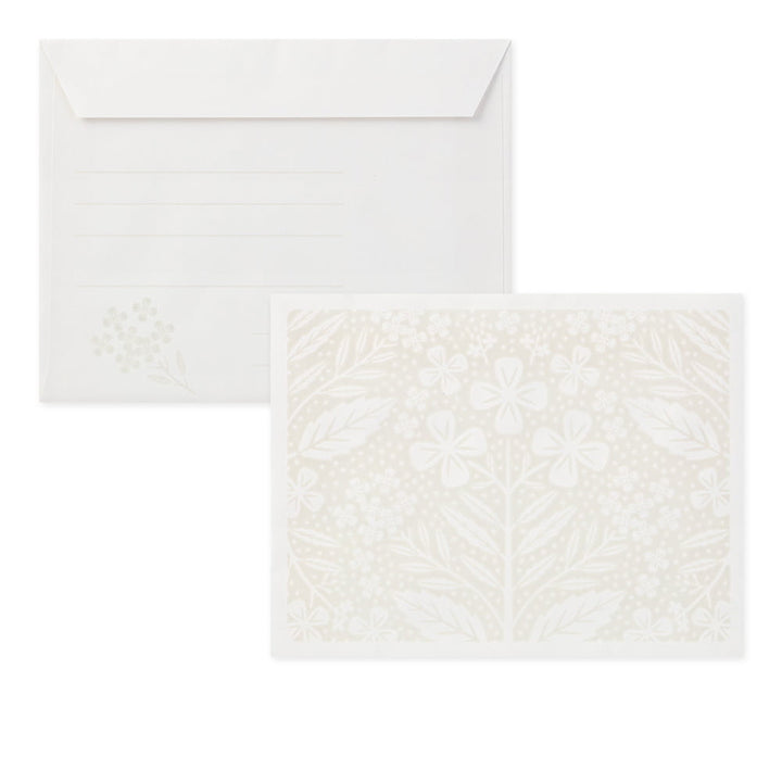 Midori Briefpapier Letterset Watermark Flower bei Nauli and Stories