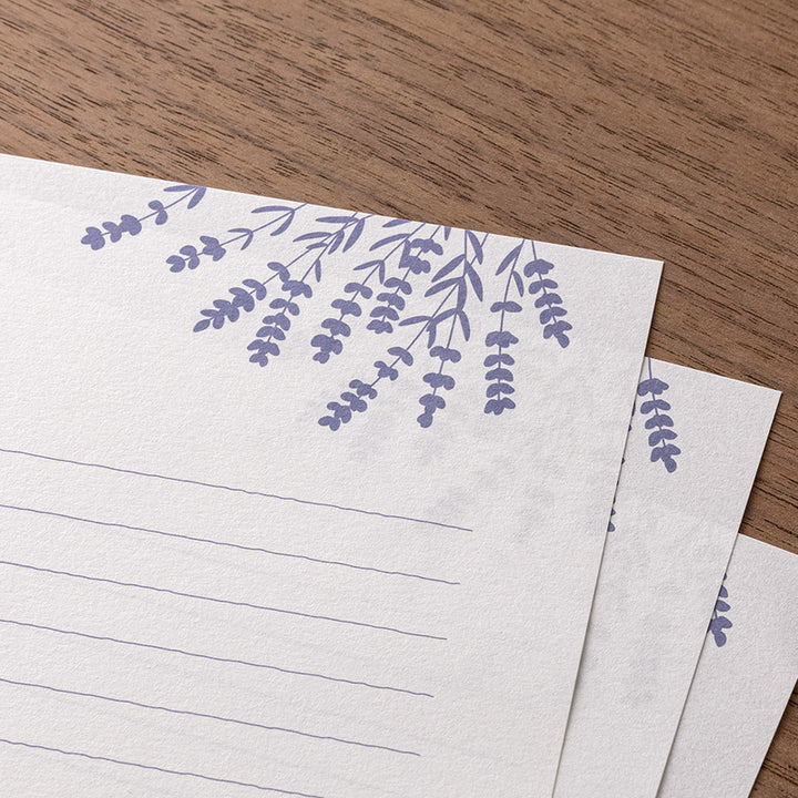 Midori Briefpapier Midori Letter Set Foil Stamped Envelopes – Lavendel bei Nauli and Stories