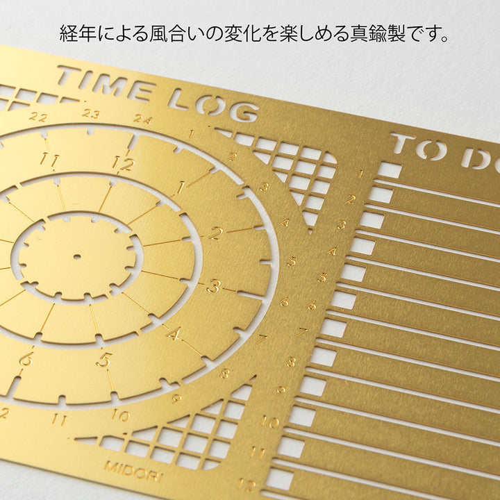Midori Diary Template Time Log bei Nauli and Stories