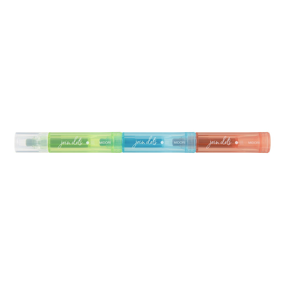 Midori Filzstifte Connecting Pen Join Dots Bright