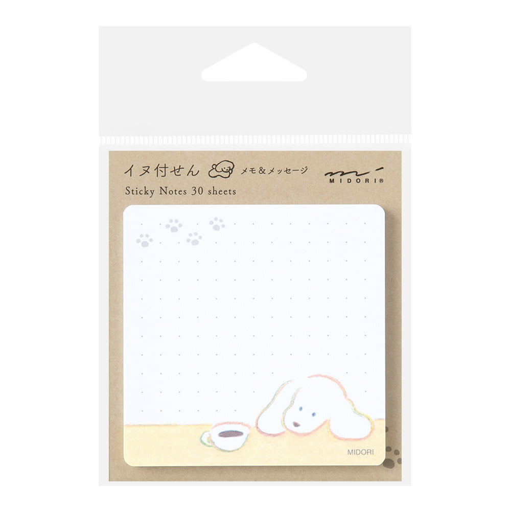 Midori Haftnotizzettel Sticky Notes Coffee and Dog