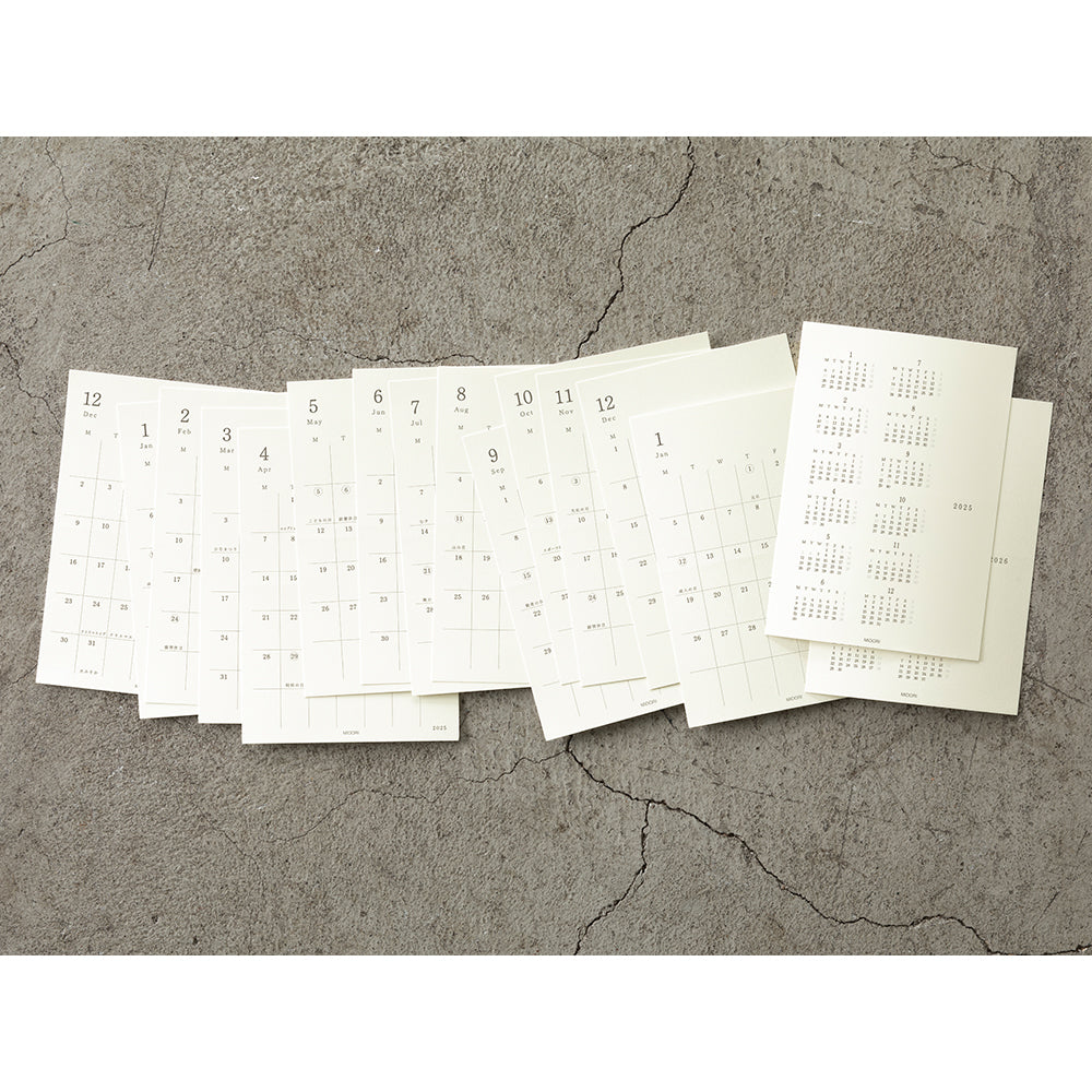 Midori Kalender MD Diary Sticker S 2025