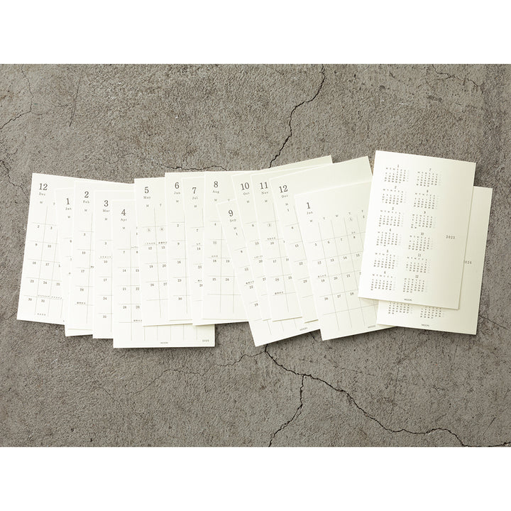 Midori Kalender MD Diary Sticker S 2025