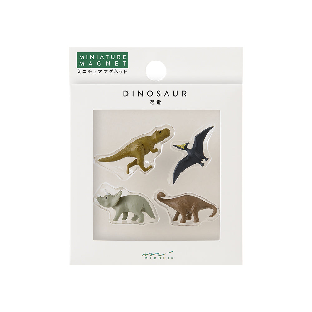 Midori Magnet Mini Magnete 4er-Set  Dinosaurier bei Nauli and Stories