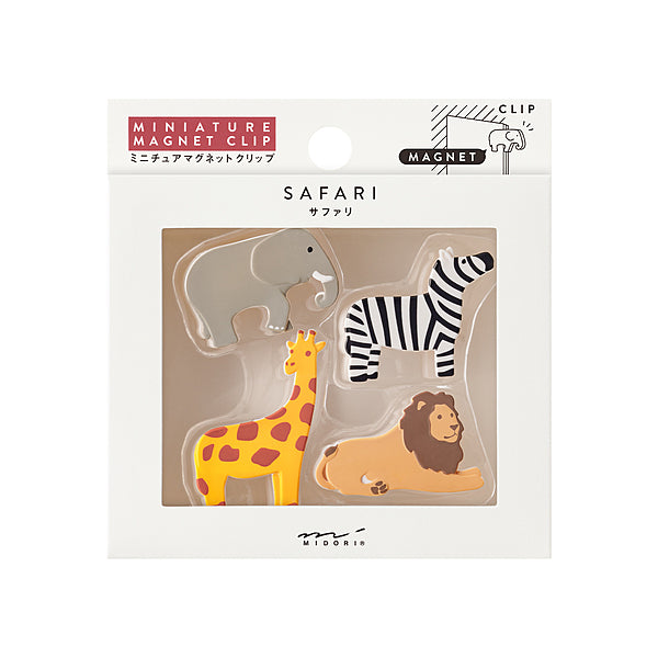 Midori Magnet Miniature Magnet Clip Safari bei Nauli and Stories