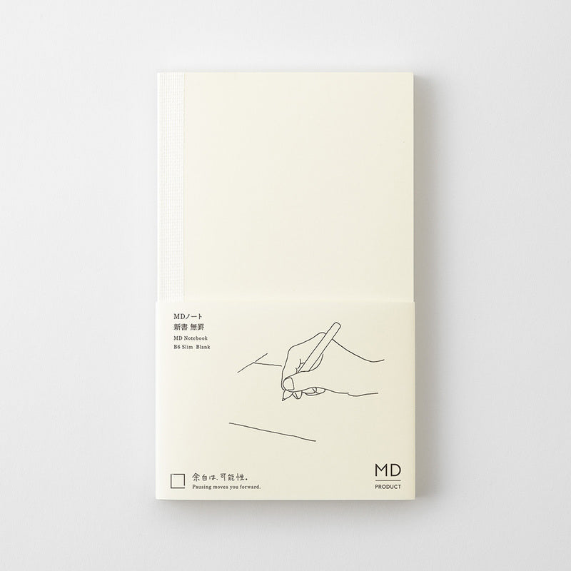 Midori MD Notebook B6 Slim Blank bei Nauli and Stories