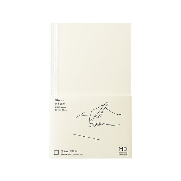 Midori MD Notebook B6 Slim Blank bei Nauli and Stories