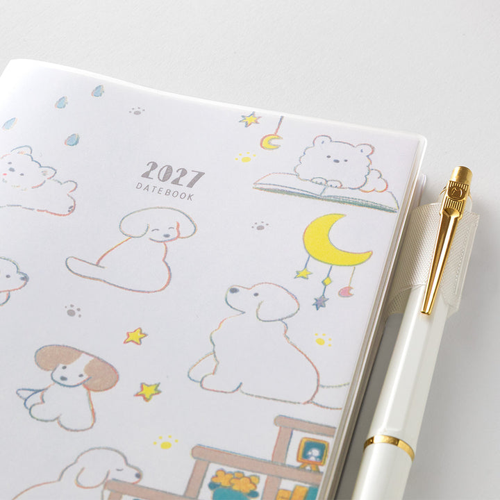 Midori Monatskalender 2027 Pocket Diary A6 Dog | Kalender bei Nauli and Stories