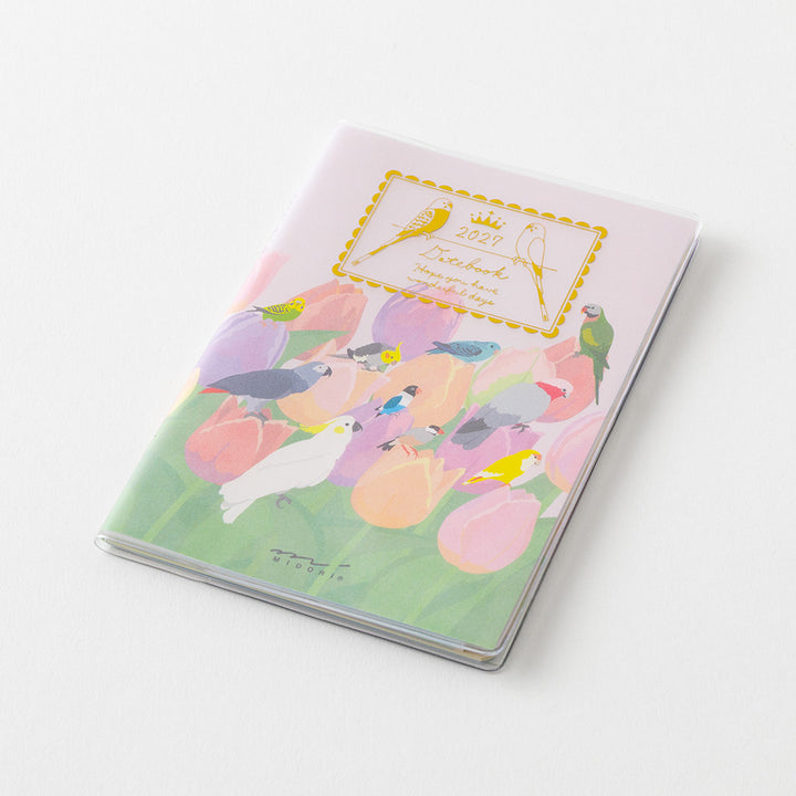 Midori Monatskalender 2027 Pocket Diary Mini Bird | Monatskalender bei Nauli and Stories