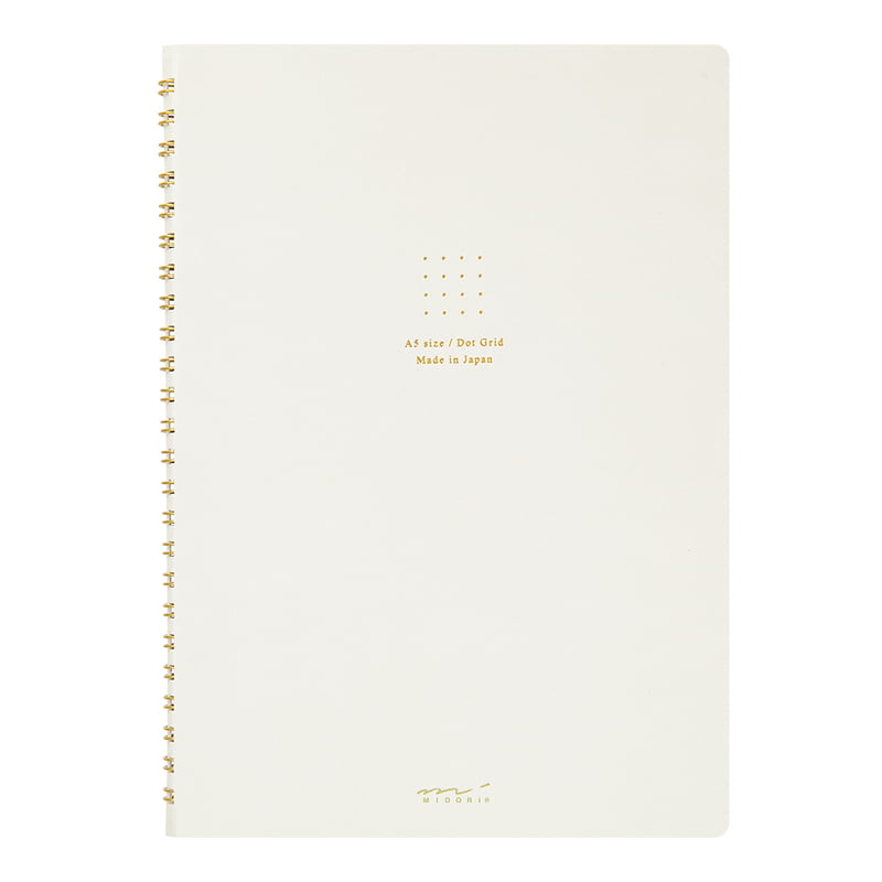 Midori Notizblock Midori WM Ring Memo Grain Black bei Nauli and Stories
