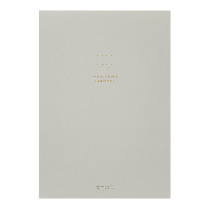 Midori Notizblock Paper Pad DIN A5 | Color Dot Grid Grey bei Nauli and Stories