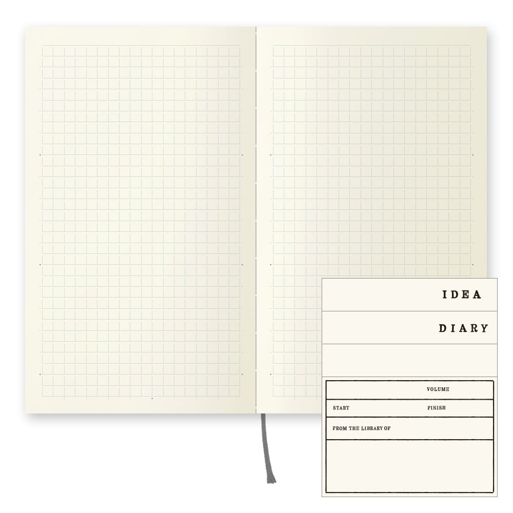 Midori Notizbuch B6 MD Notebook B6 Slim Gridded