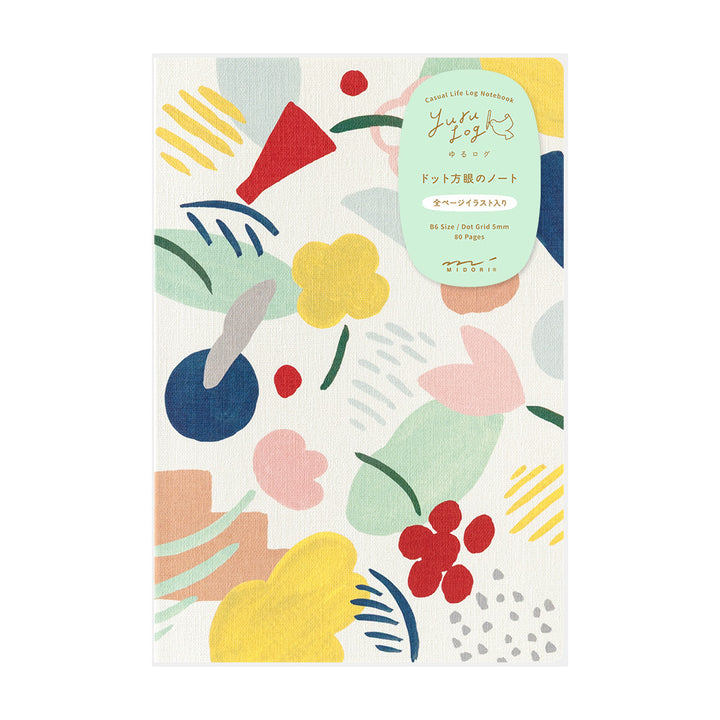Midori Notizbuch B6 Yuru Log Notebook B6 Motif Textile bei Nauli and Stories