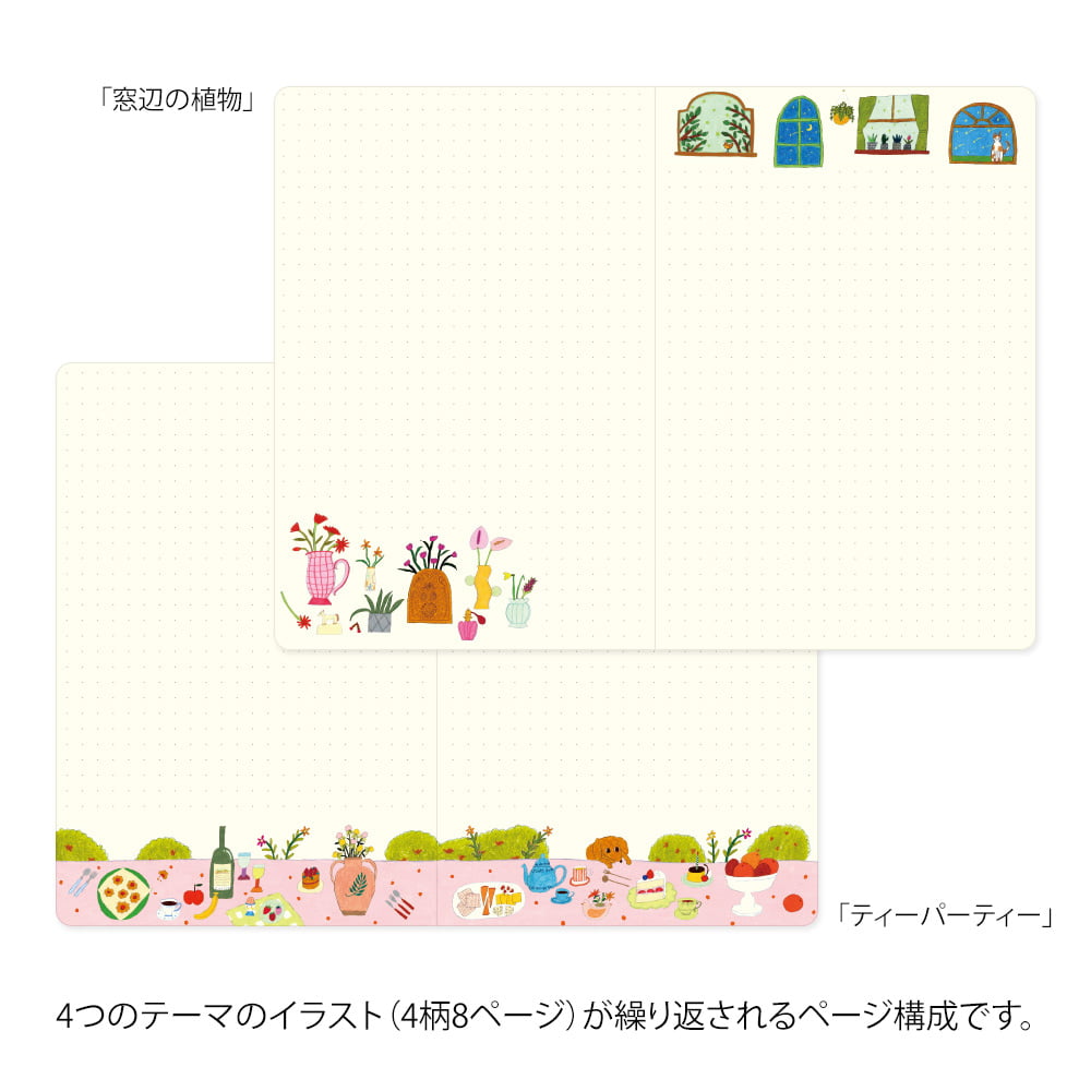 Midori Notizbuch B6 Yuru Log Notebook B6 My Life