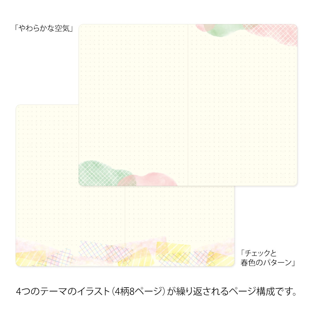 Midori Notizbuch B6 Yuru Log Notebook B6 Watercolor