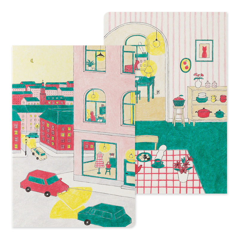 Midori Notizbuch B6 Yuru Log Vol. 3 Notebook B6 Daily Life bei Nauli and Stories