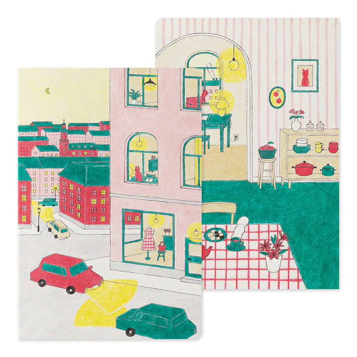 Midori Notizbuch B6 Yuru Log Vol. 3 Notebook B6 Daily Life bei Nauli and Stories