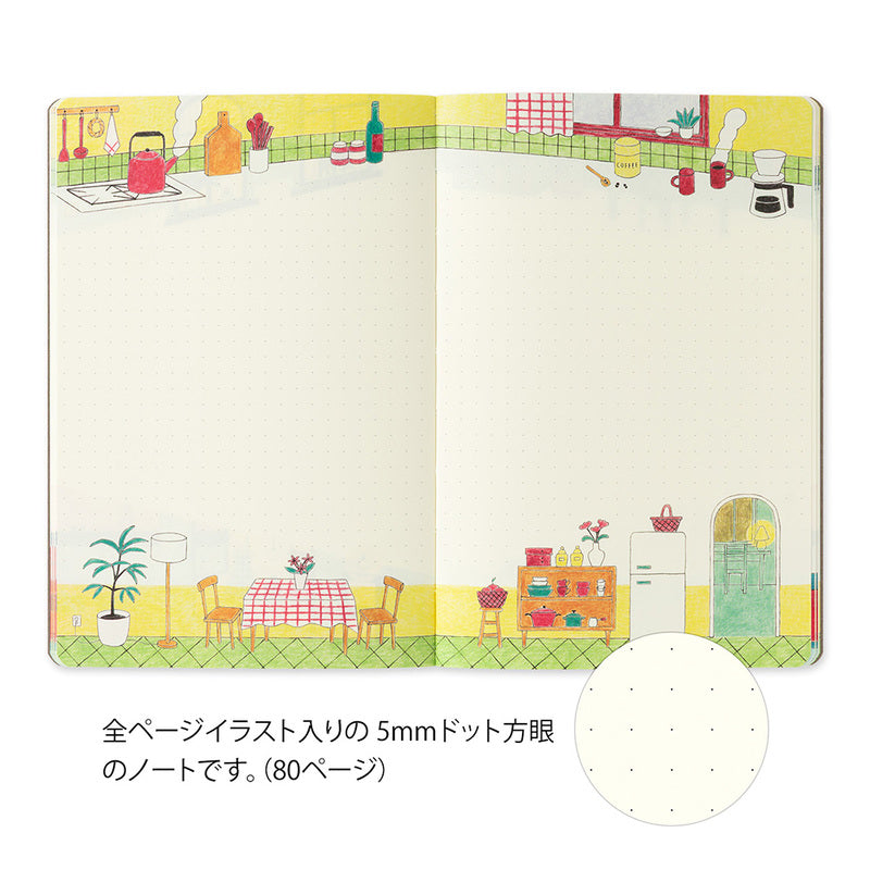 Midori Notizbuch B6 Yuru Log Vol. 3 Notebook B6 Daily Life bei Nauli and Stories