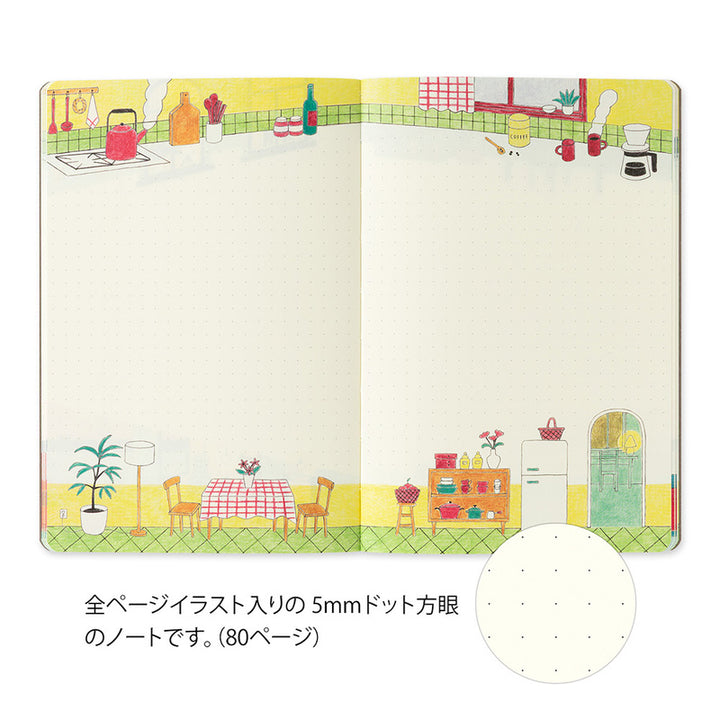 Midori Notizbuch B6 Yuru Log Vol. 3 Notebook B6 Daily Life bei Nauli and Stories