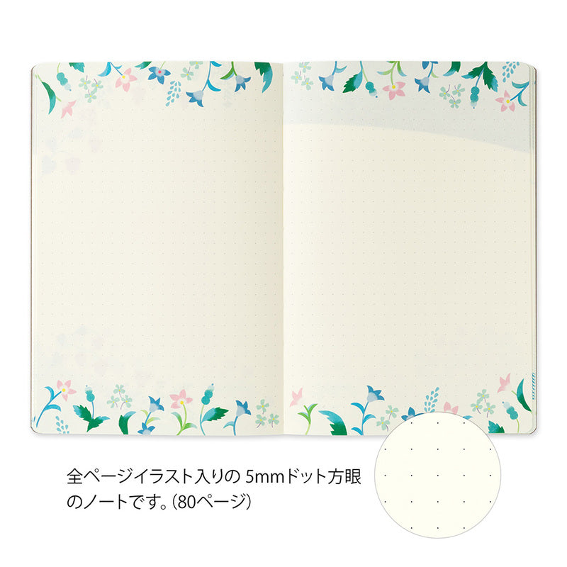 Midori Notizbuch B6 Yuru Log Vol. 3 Notebook B6 Floral bei Nauli and Stories