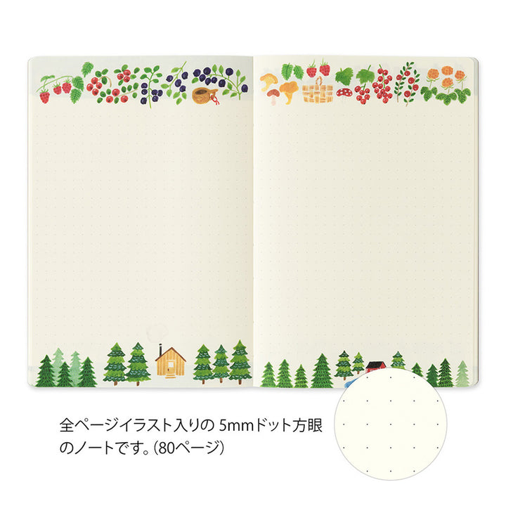 Midori Notizbuch B6 Yuru Log Vol. 3 Notebook B6 Scandinavia bei Nauli and Stories