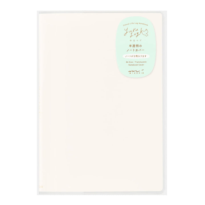 Midori Notizbuch Cover Yuru Log | Notebook Cover B6 | PVC bei Nauli and Stories