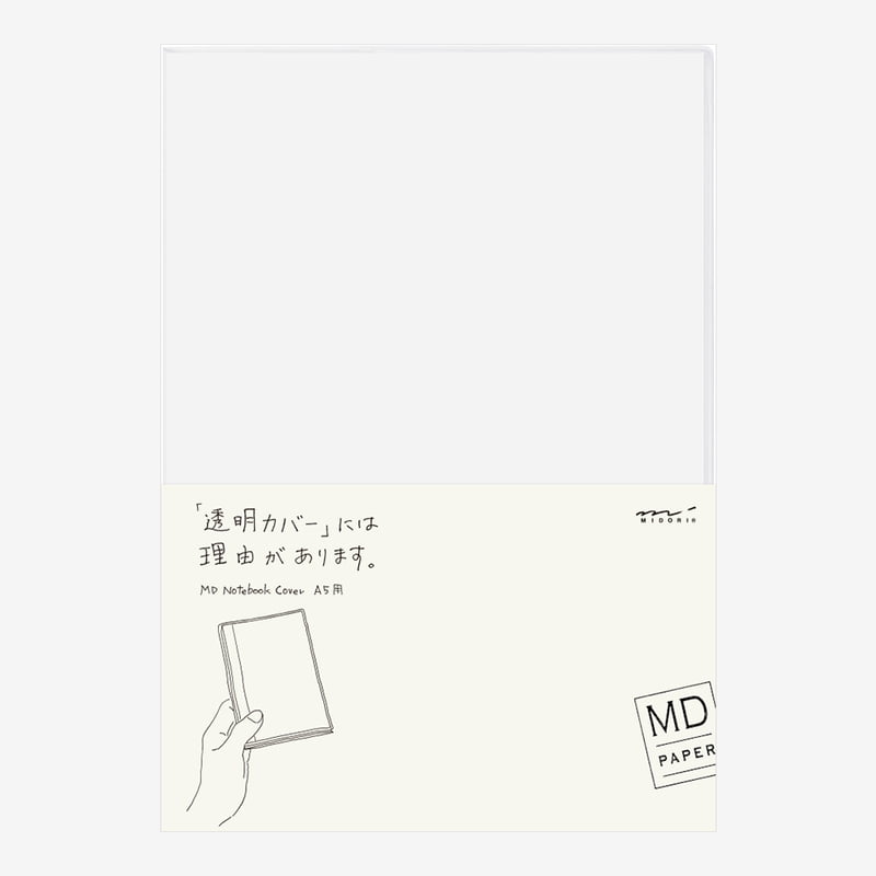 Midori Notizbuch DIN A5 MD Clear Cover - A5 - Codex 1Day 1Page
