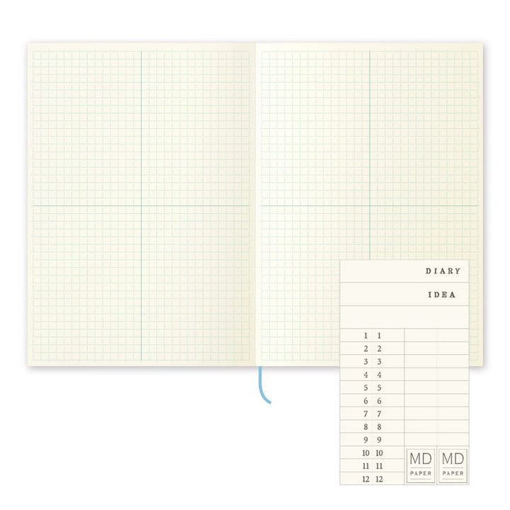 Midori Notizbuch DIN A5 MD Notebook Journal A5 Grid Block bei Nauli and Stories