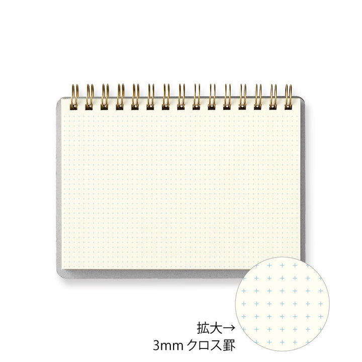 Midori Notizbuch Plus Stand Notebook A6 cross - grid - Spiralnotizbuch zum Aufstellen