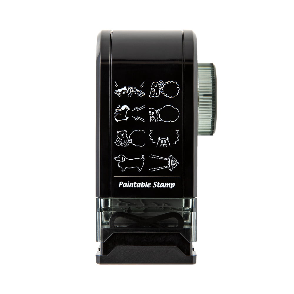 Midori Pre-Inked Stempel Paintable Rotating Stamp Dial Speech Bubble bei Nauli and Stories