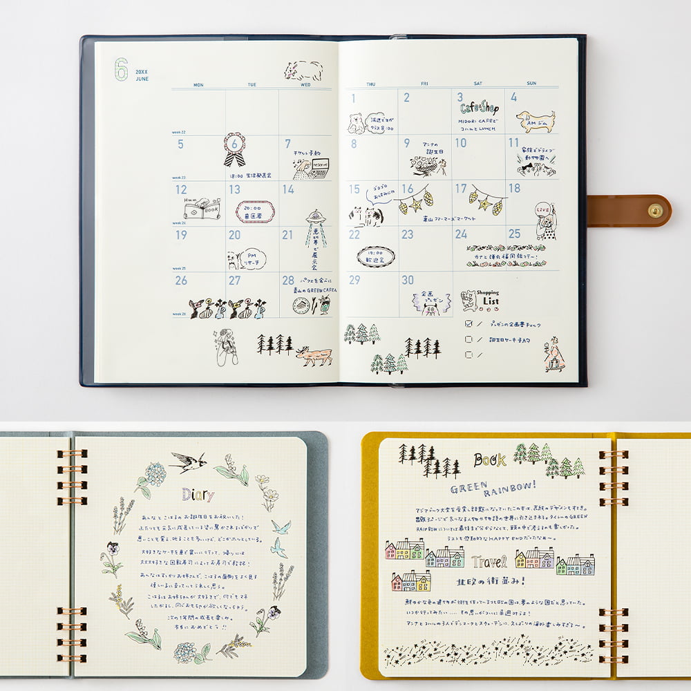 Midori Pre-Inked Stempel Paintable Rotating Stamp Dial Speech Bubble bei Nauli and Stories