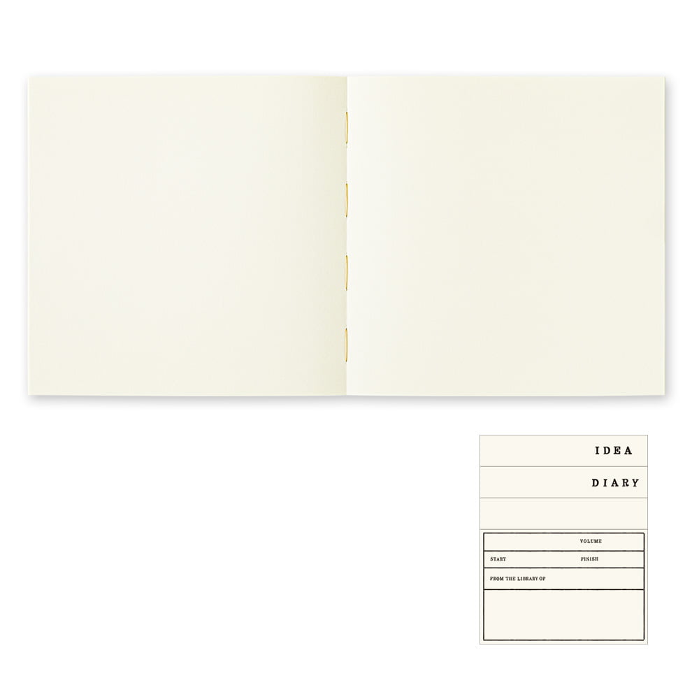 Midori Skizzenbuch MD Notebook A5 Square Thick Blank  | Skizzenbuch