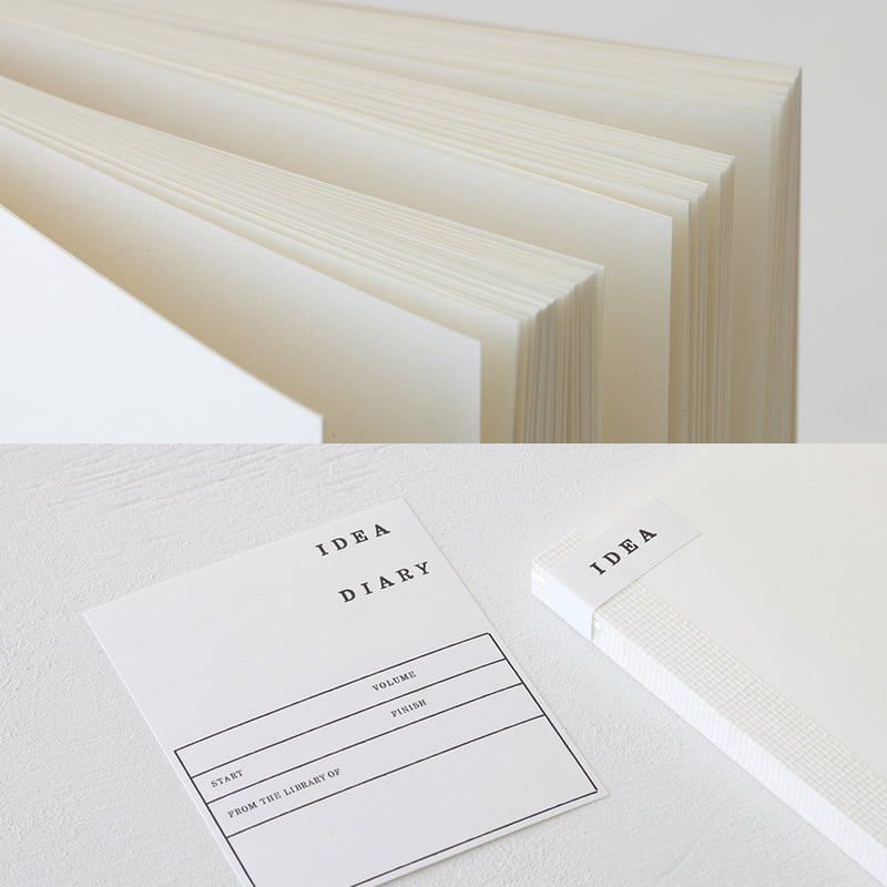 Midori Skizzenbuch MD Notebook Cotton A5 Square | Skizzenbuch bei Nauli and Stories