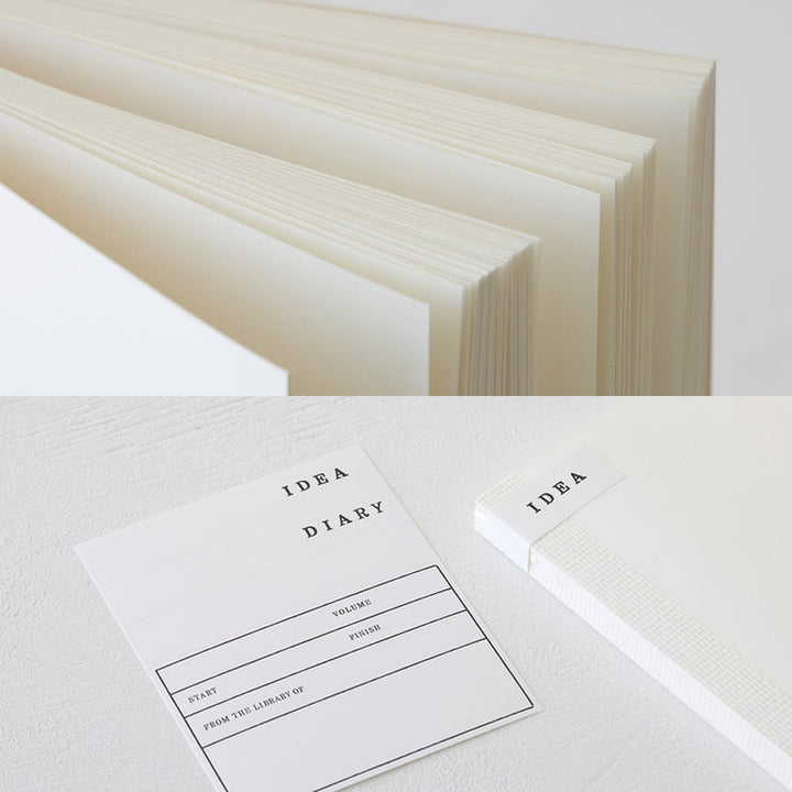 Midori Skizzenbuch MD Notebook Cotton A5 Square | Skizzenbuch bei Nauli and Stories