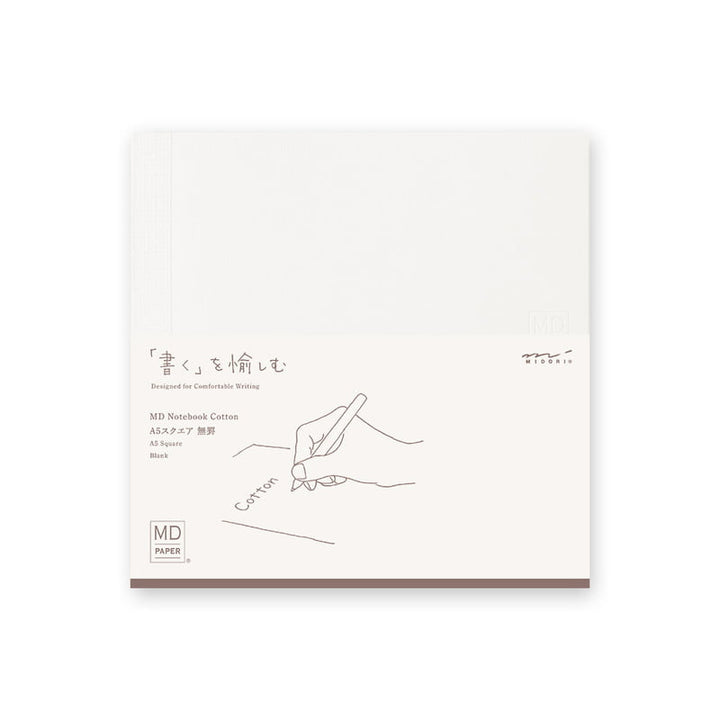 Midori Skizzenbuch MD Notebook Cotton A5 Square | Skizzenbuch bei Nauli and Stories