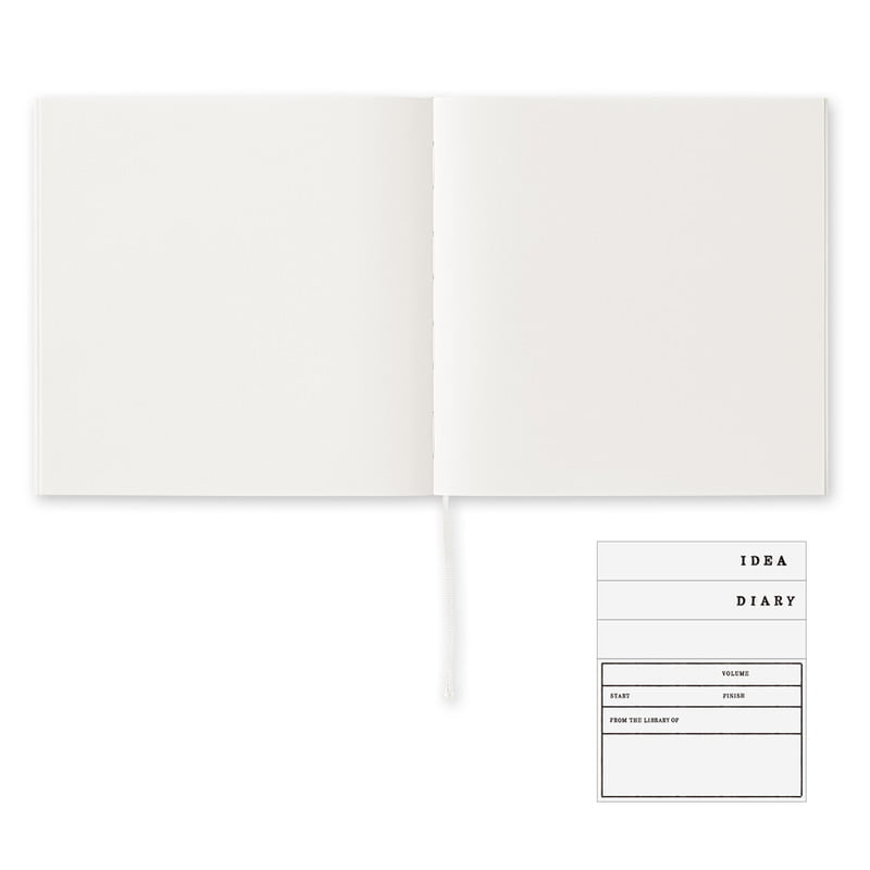 Midori Skizzenbuch MD Notebook Cotton A5 Square | Skizzenbuch bei Nauli and Stories