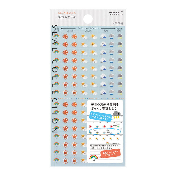 Midori Sticker Aufkleber Feelings Weather bei Nauli and Stories