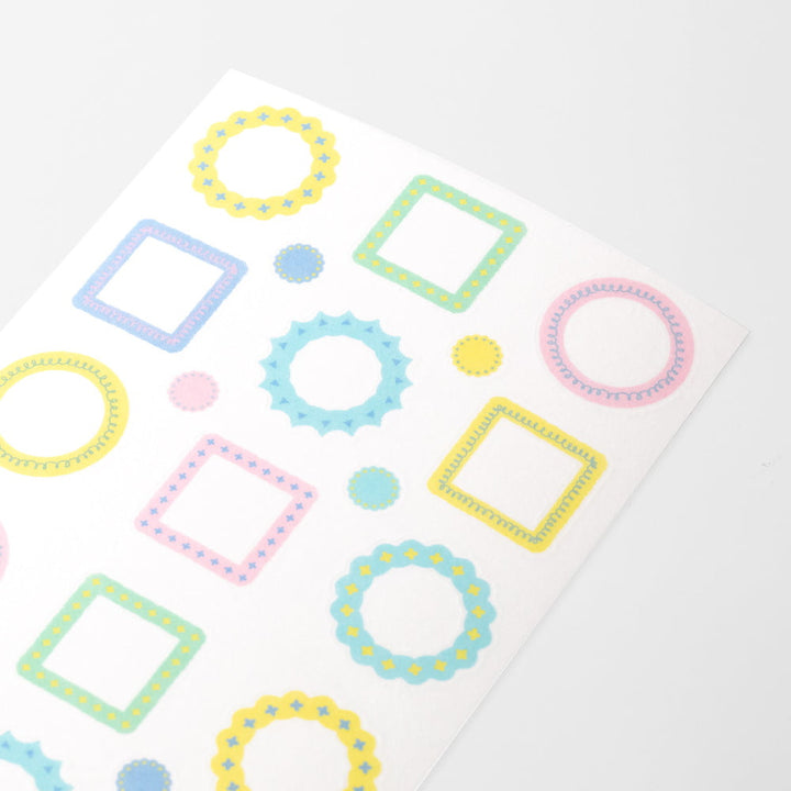 Midori Sticker Rahmen Diary Sticker bei Nauli and Stories