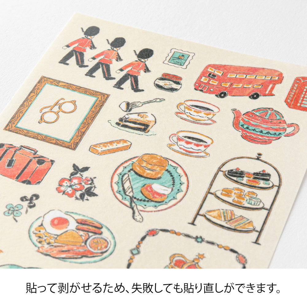Midori Sticker Sticker British Motifs bei Nauli and Stories
