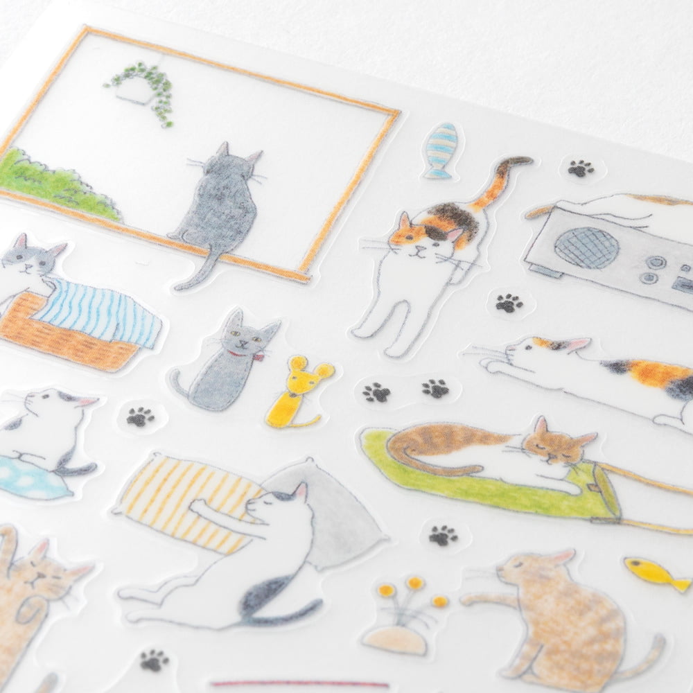 Midori Sticker Sticker Cat Medium