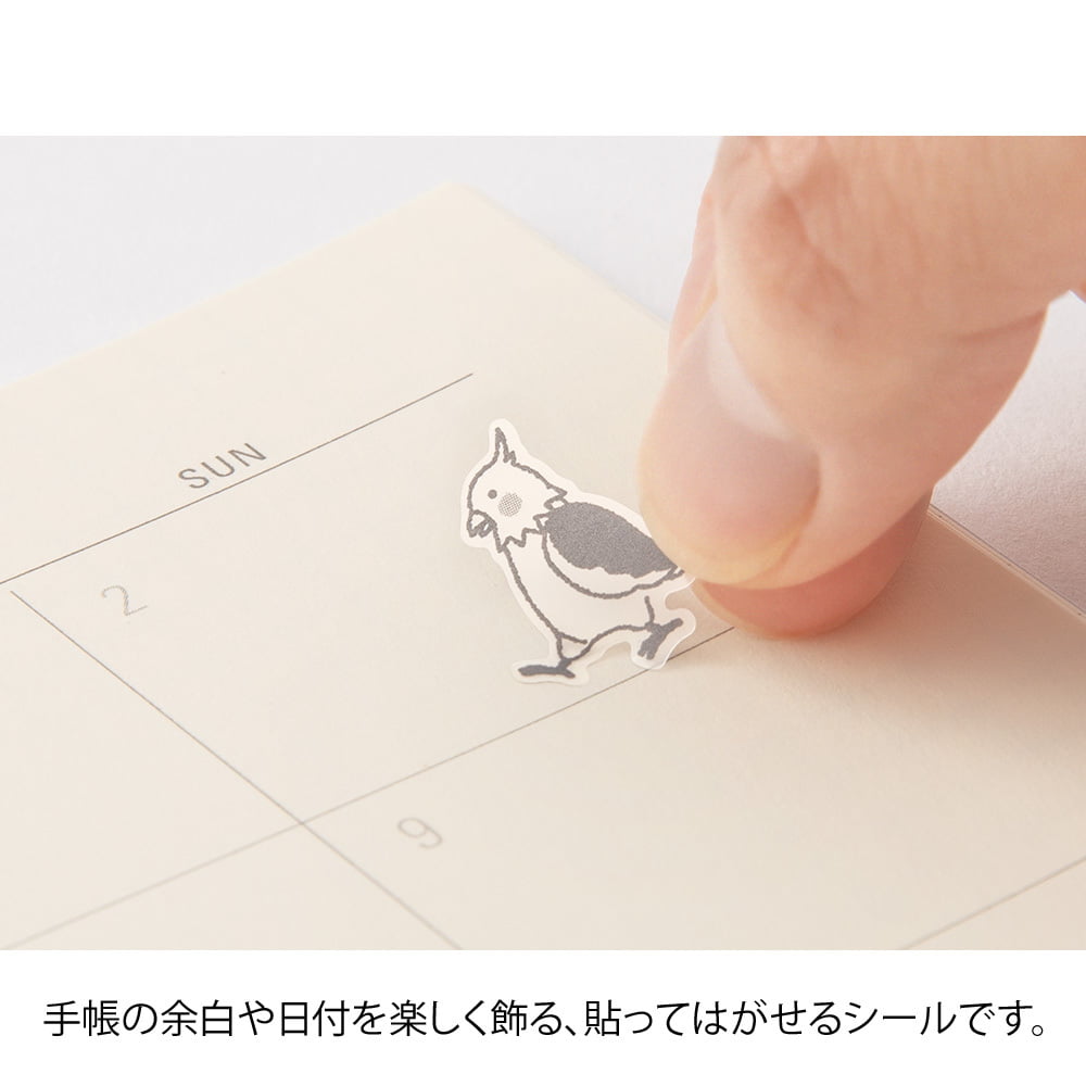 Midori Sticker Sticker Chat Birds