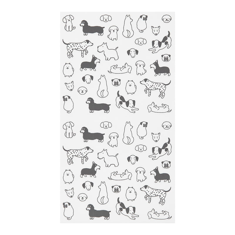 Midori Sticker Sticker Chat Dogs