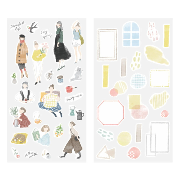 Midori Sticker Sticker Collection 2 Blatt - Fashion bei Nauli and Stories