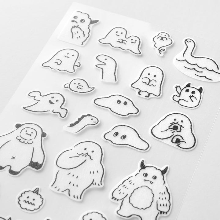 Midori Sticker Sticker Collection 2 Blatt - Monster bei Nauli and Stories